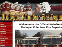 Tablet Screenshot of mahopacvfd.com